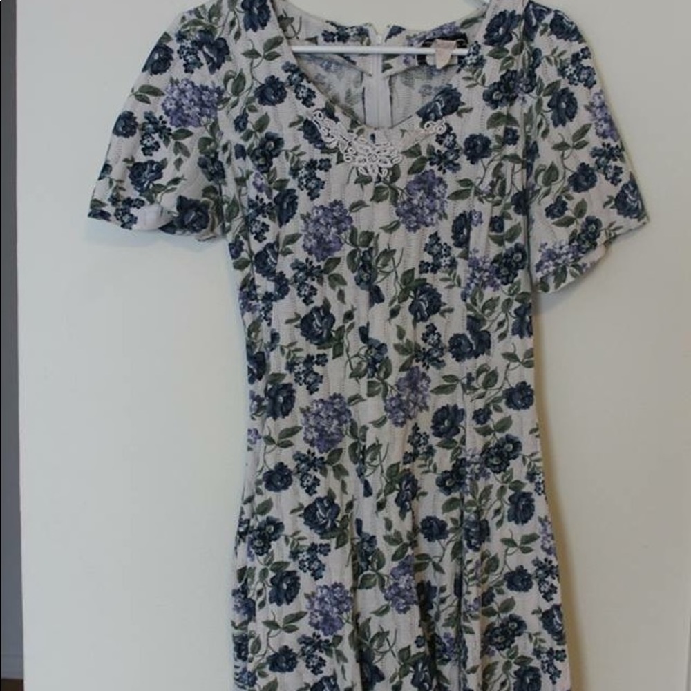 Floral vintage romper